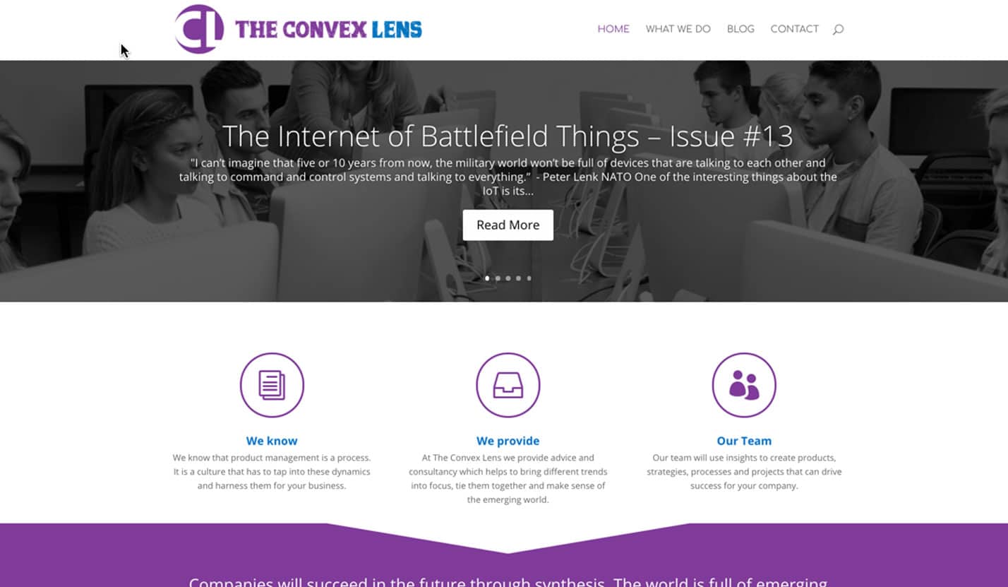 The Convex Lens - Website Design & Web Development