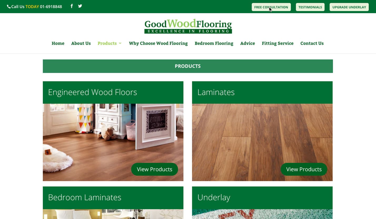 Good Wood Floors - Website Design & Web Development