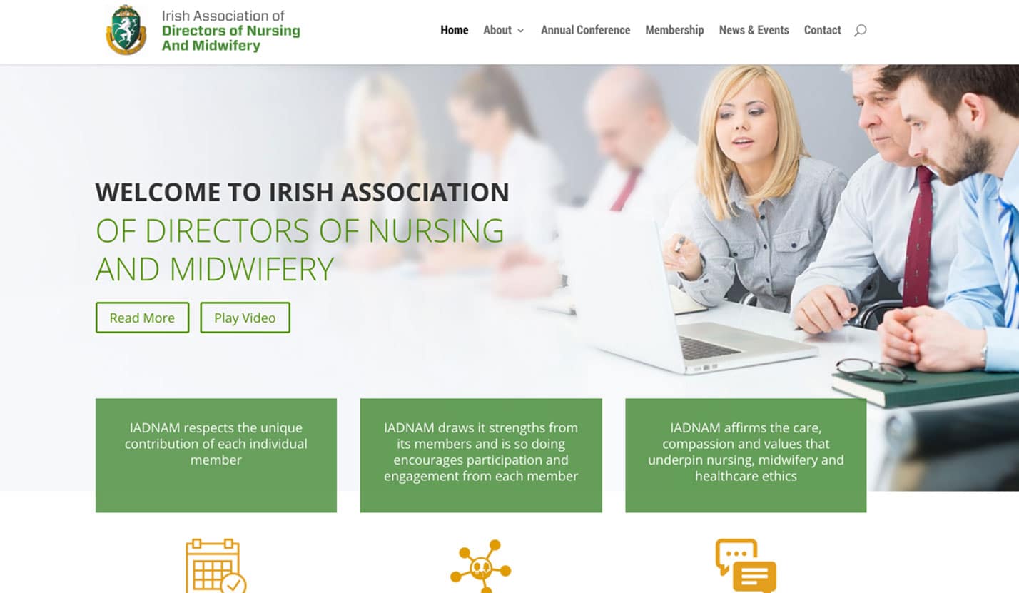 IRISH ASSOCIATION OF DIRECTORS OF NURSING AND MIDWIFERY - Website Design & Web Development